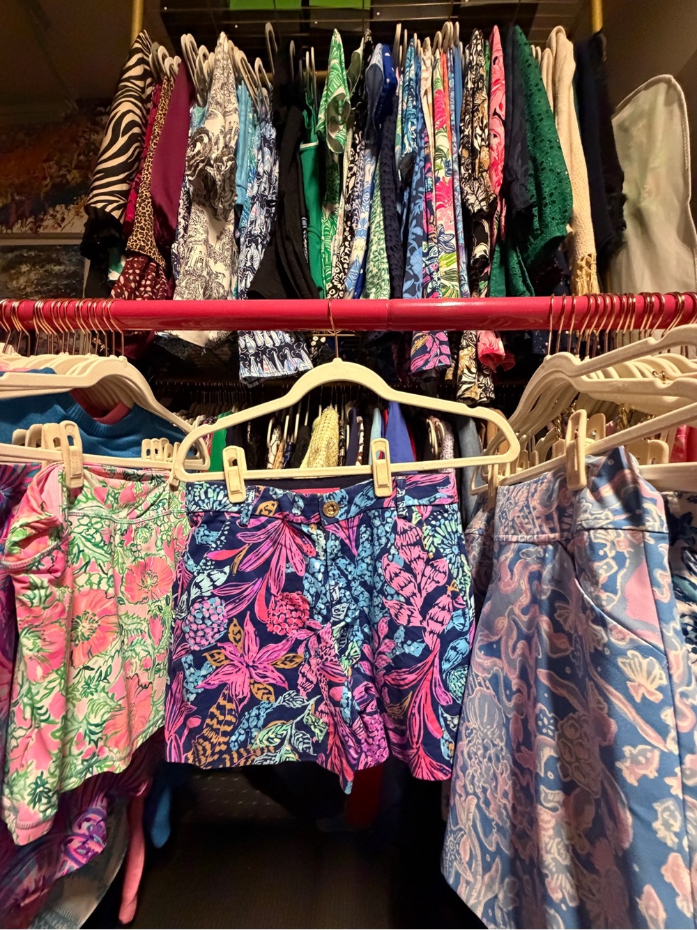 Lilly Pulitzer Gretchen High-Rise Shorts - Calypso - 00